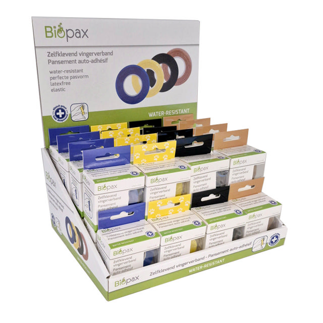 Biopax bande auto-adhésive doigts Comptoir 40pcs. REMPLI