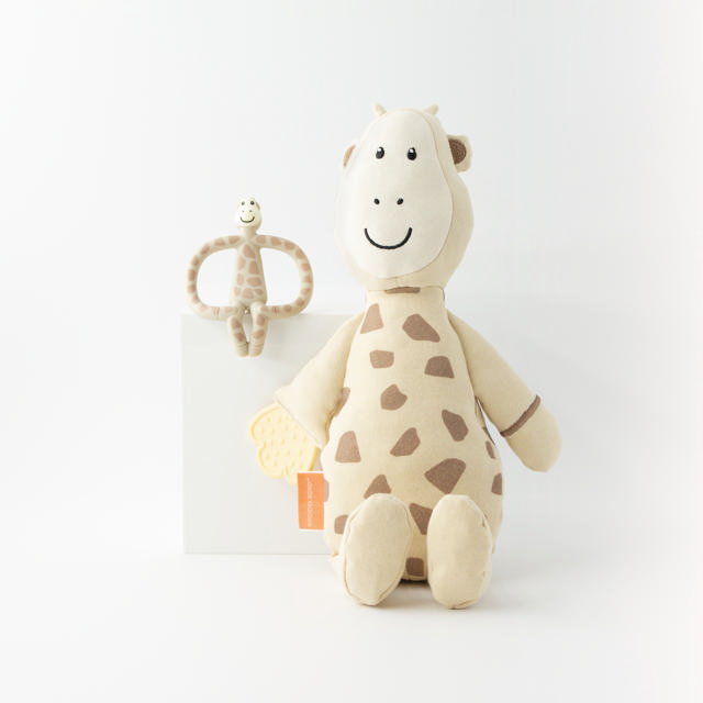 Matchstick Monkey peluches pour la dentition girafe