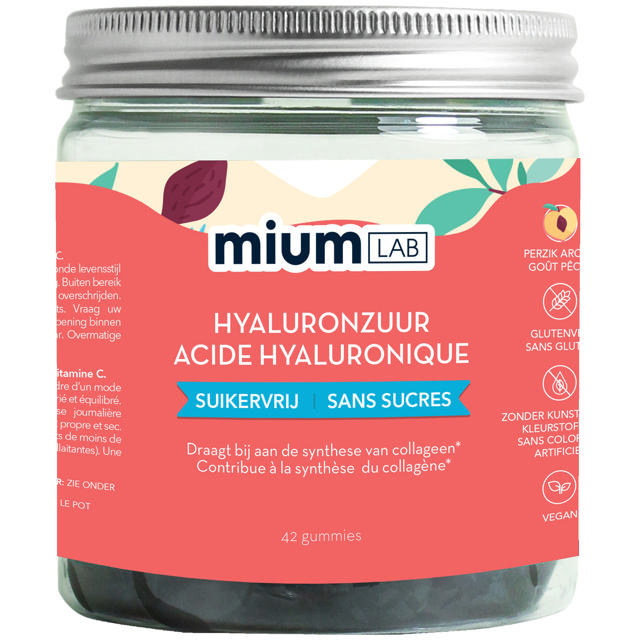 MiumLab Gummies Acide Hyaluronique 42pcs