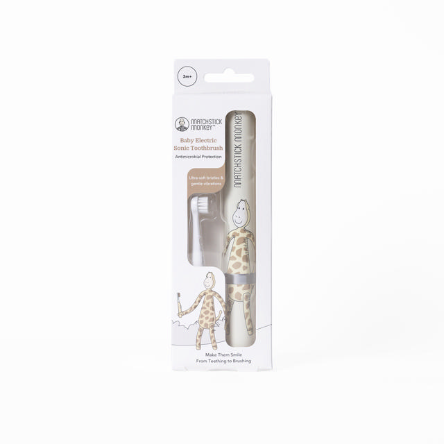 Matchstick Monkey Brosse à dents Sonique Girafe