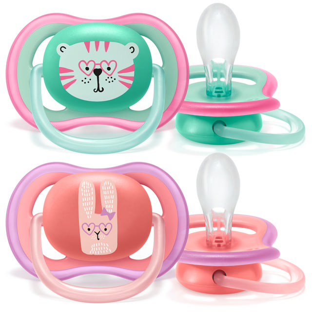 Sucette +18m Air Girl Tigre Lapin