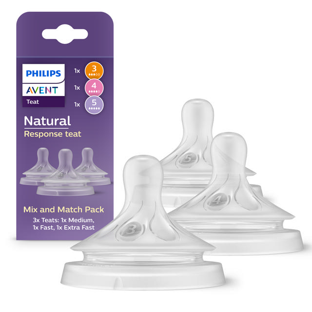 Natural 3.0 tétine - multi size pack