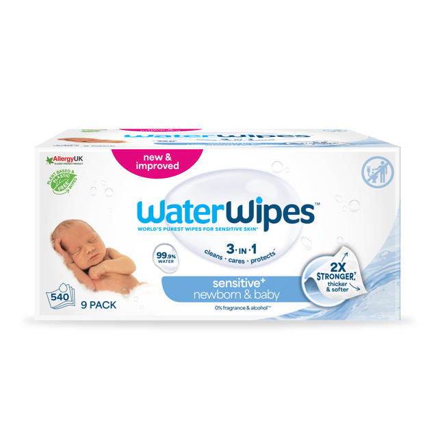 WaterWipes  540pc (9 x 60 pc)